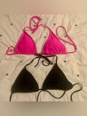 Bikini Top Bundle - Hot Pink & Black